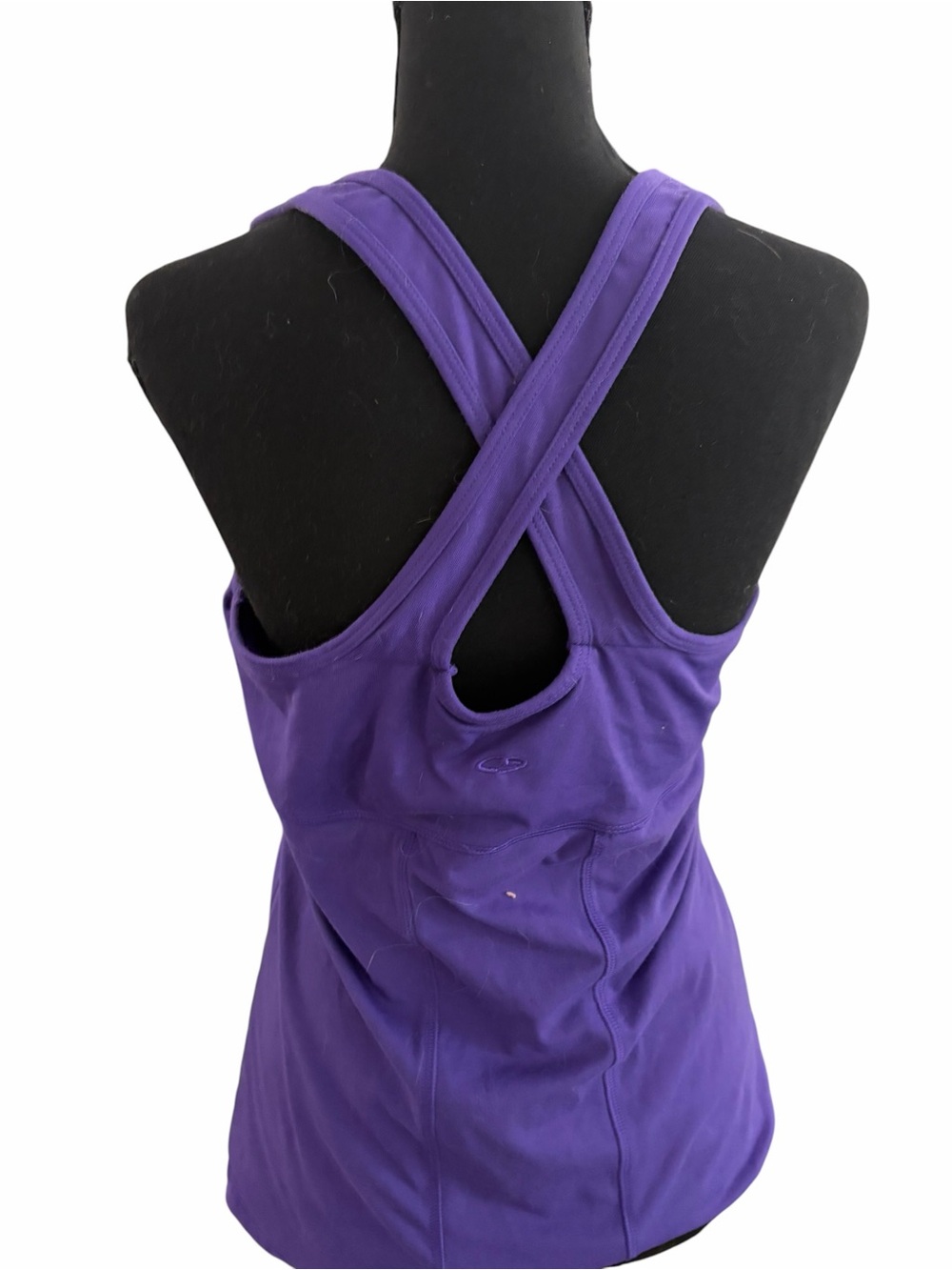 Champion Purple Racerback Athletic Tank Top Women's Medium Workout Activewear - Picture 5 of 5